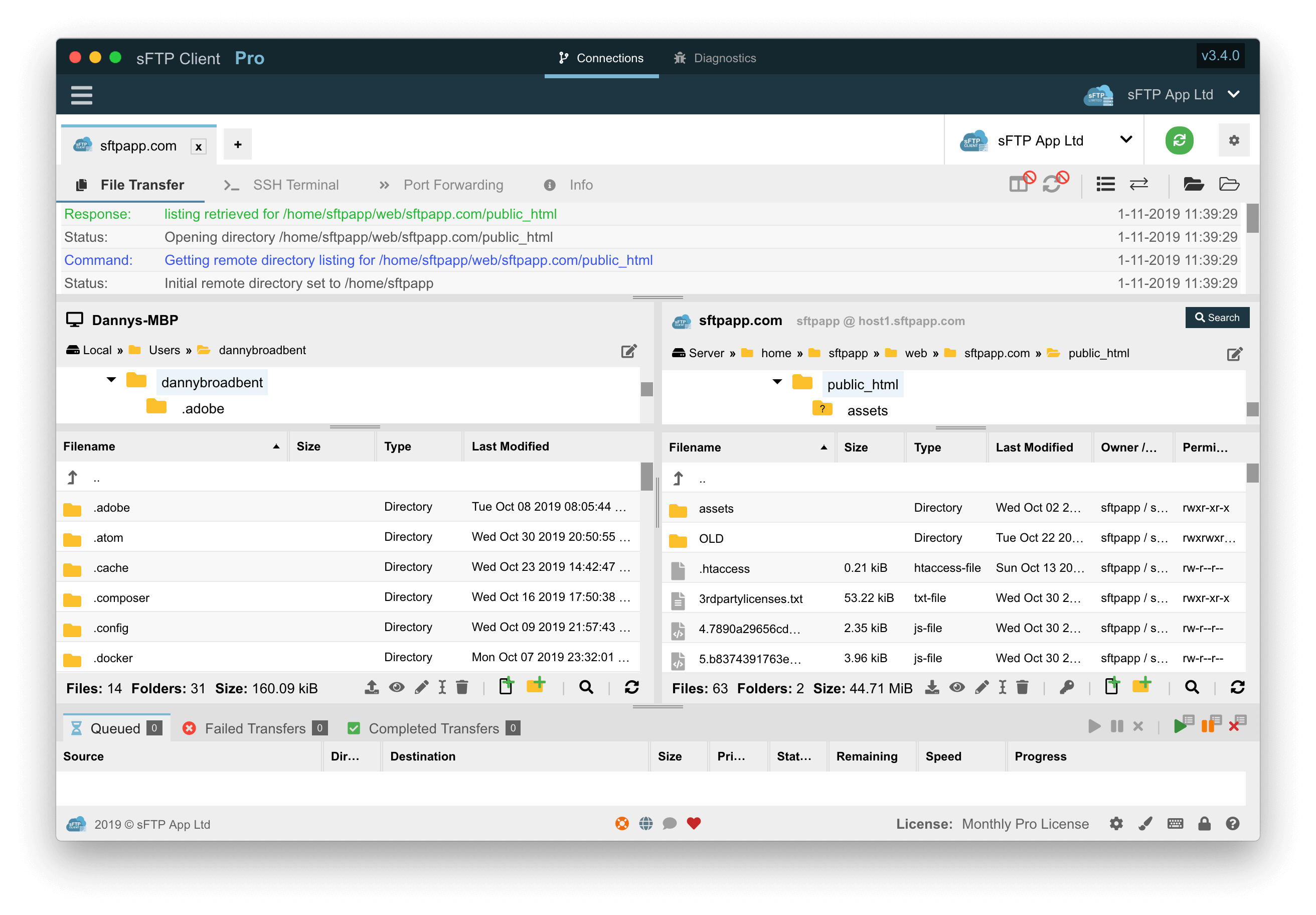 Purple IO - UK Data Centre | sFTP Client | sFTP Server