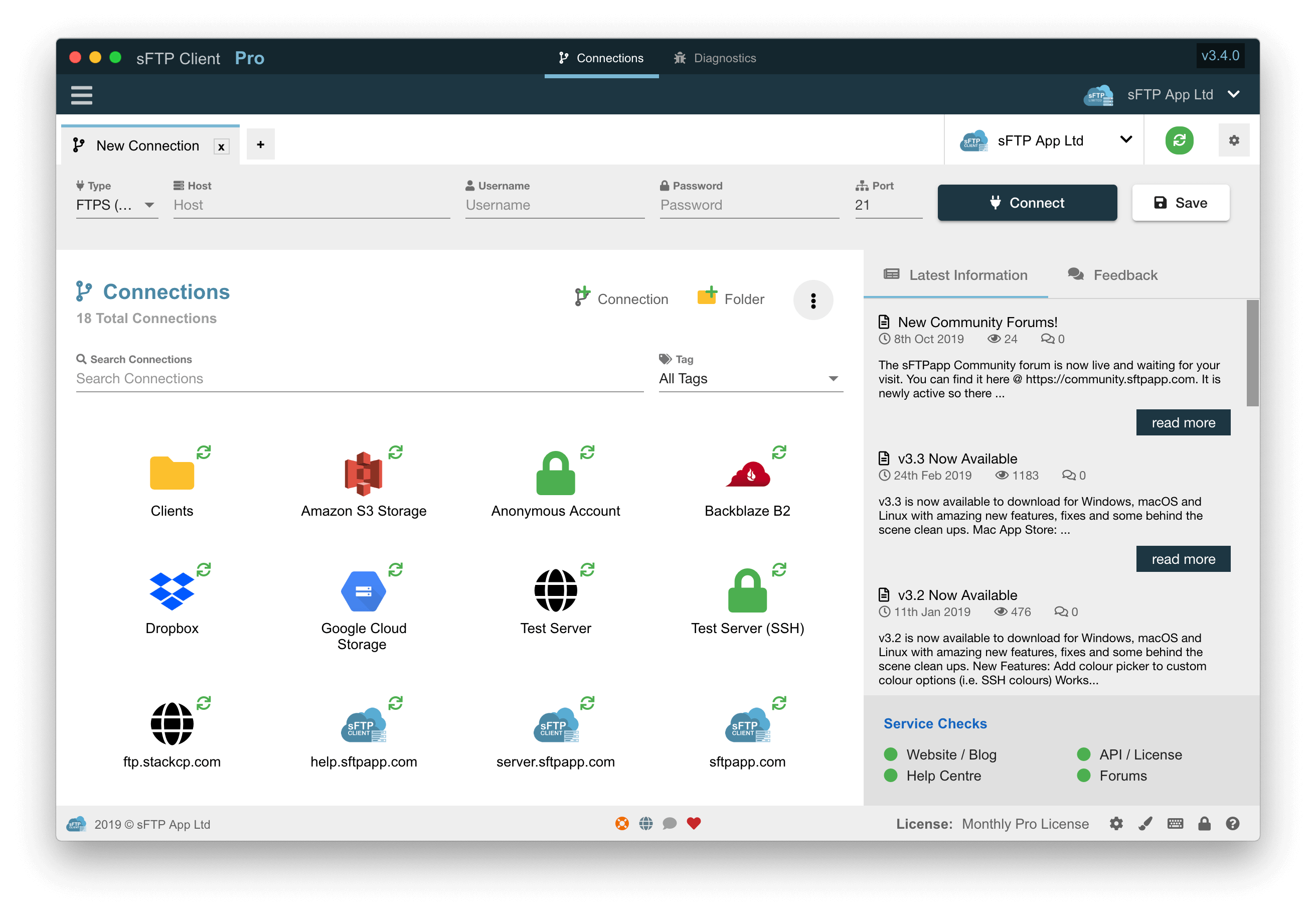 Purple IO - UK Data Centre | sFTP Client | sFTP Server